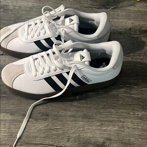 Adidas White and Black Sneakers